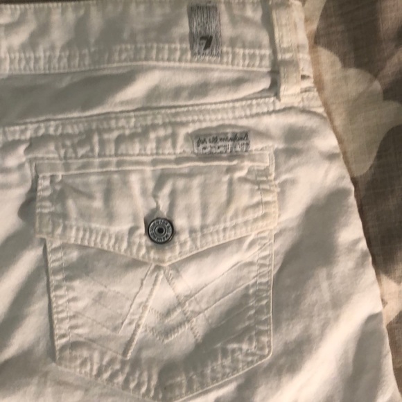 Seven for all mankind white shorts - Picture 3 of 3